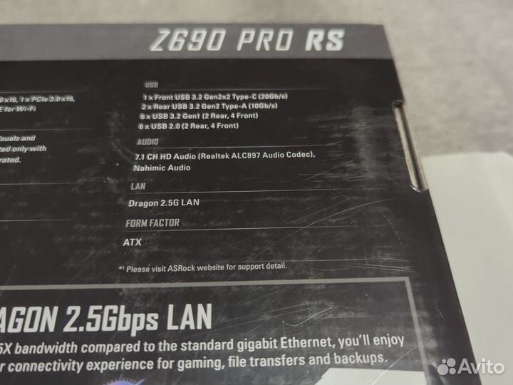 Материнская плата asrock z690 pro rs