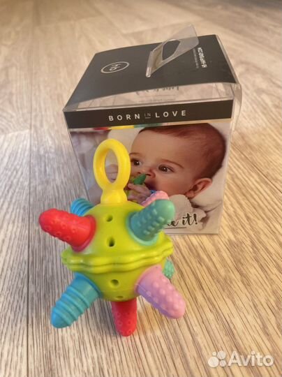Прорезыватель - погремушка Happy Baby