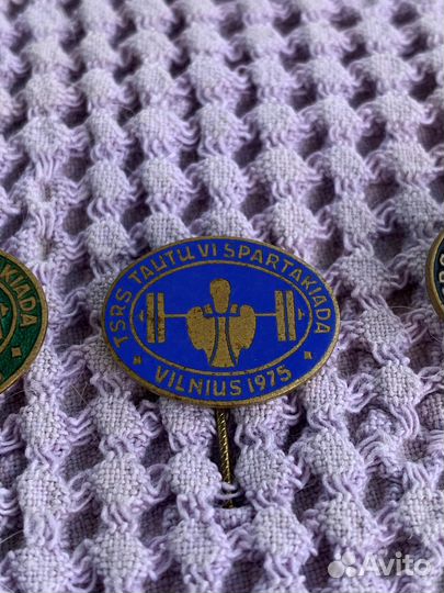 Знаки,Значки СССР Вильнюс 1975, Vilnius 1975