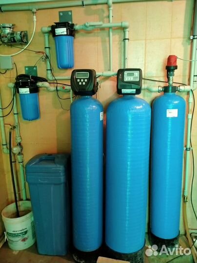 Система очистки воды Обезжелезивание Умягчение