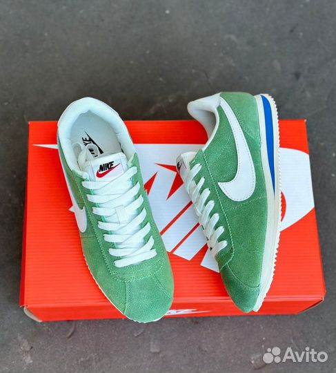 Кроссовки nike cortez vintage green