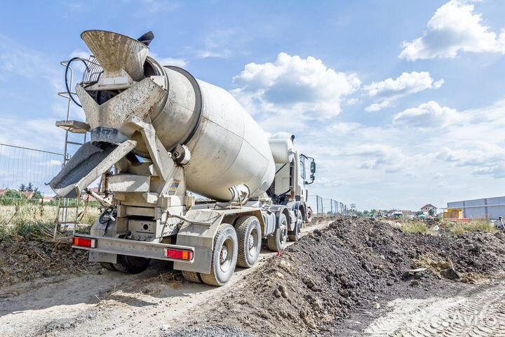 Доставка бетона миксером от производителя