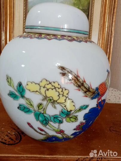 Ваза- чайница в китайском стиле. Винтаж