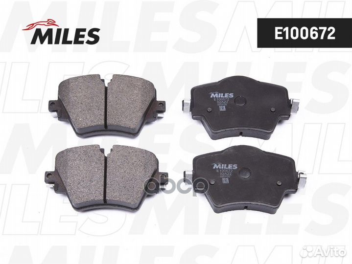 Колодки тормозные передние (Смесь Semi-Metallic