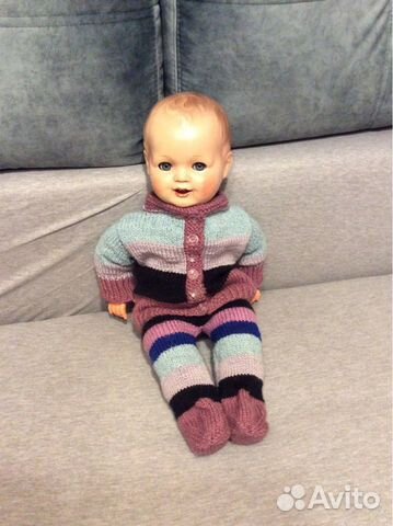 Антикв.целлул.пупс(Германия) с флиртующими глазами