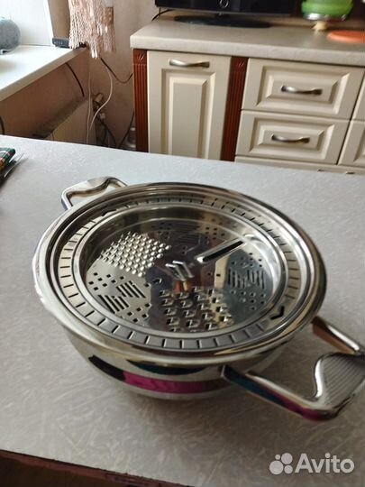 Пароварка zepter+редукционное кольцо с теркой