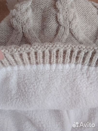 Зимний комплект - шапка, варежки, снуд