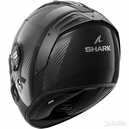 Мотошлем Shark Spartan Rs Carbon Skin, цвет Карбон