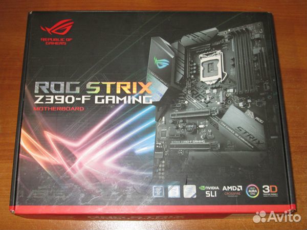 Системная плата asus ROG strix Z390F gaming 1151v2