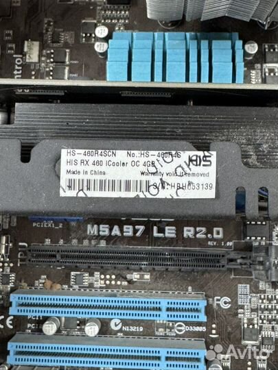 Видеокарта HIS RX 460 iCooler OC 4GB