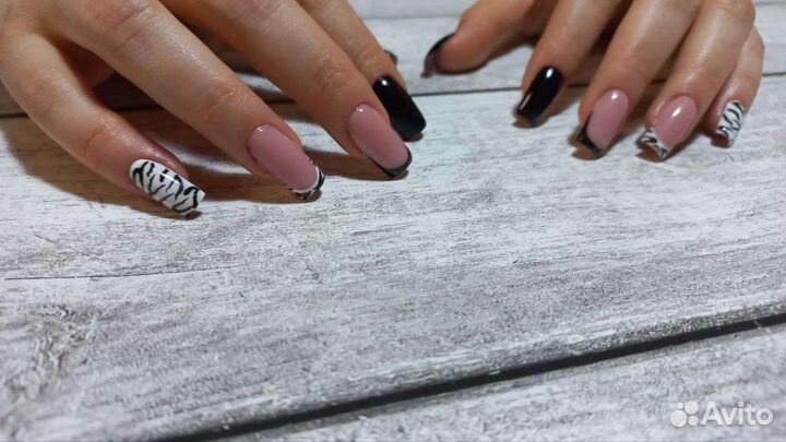 Наращивание ногтей на дому