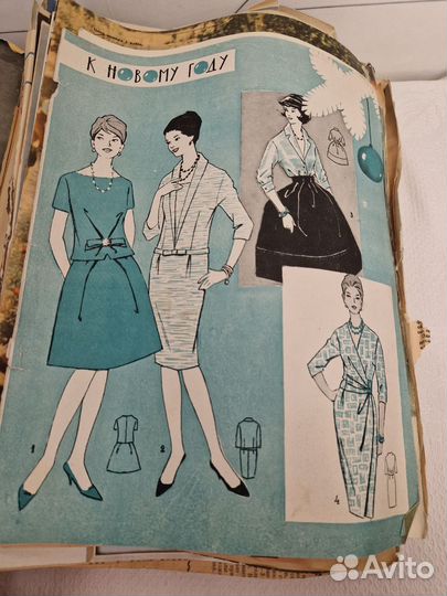 Огромная папка с советскими выкройками
