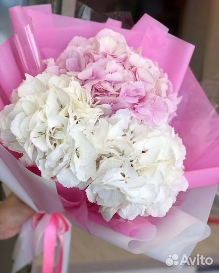 Нежный букет из гортензии Подари ей цветы