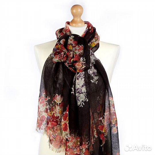 Платок Pashma Red Floral Print