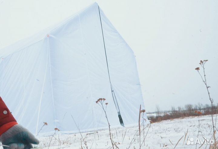 Мобильный модуль. Каркасная надувная палатка