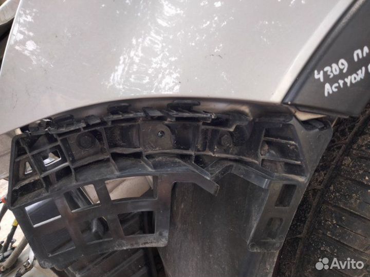 Кронштейн бампера передний левый Ssangyong Actyon