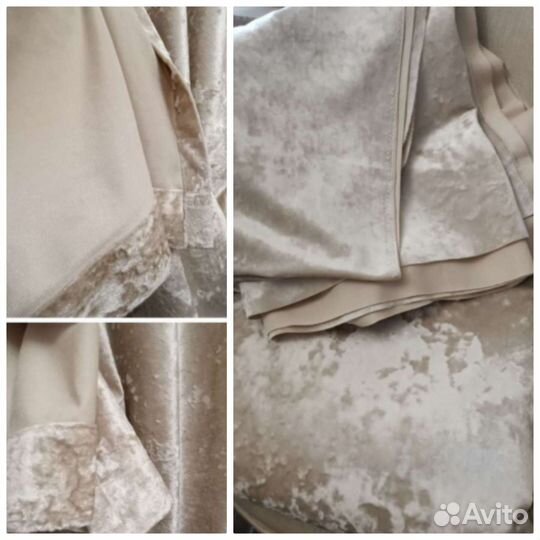 Шторы комплект (2шт) 140-260см, 200-290см