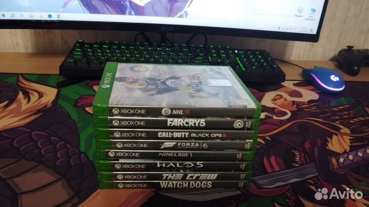 Xbox One s 1tb с играми