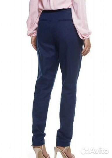 Женские синие брюки Oodji, р.50-52