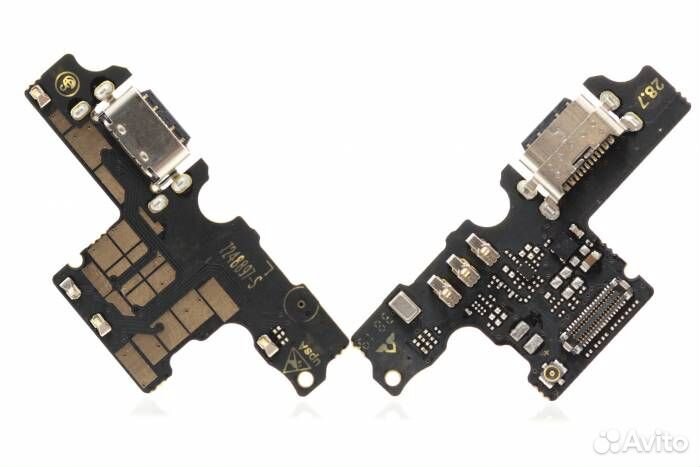 Шлейф ZTE Blade 20 Smart (плата) разъем зарядки/ми