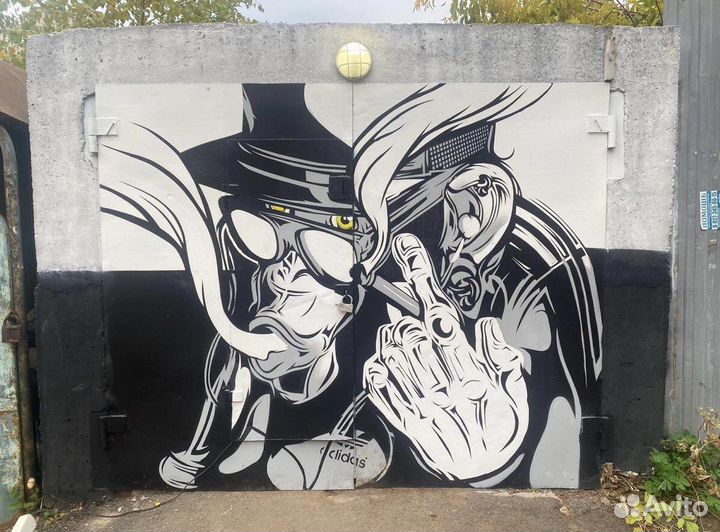 Художник Уфа. Роспись стен. Граффити