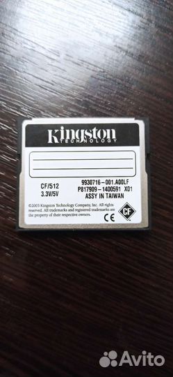 Карта памяти Compact flash