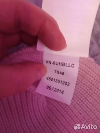 Шапка для девочки Vans 49р