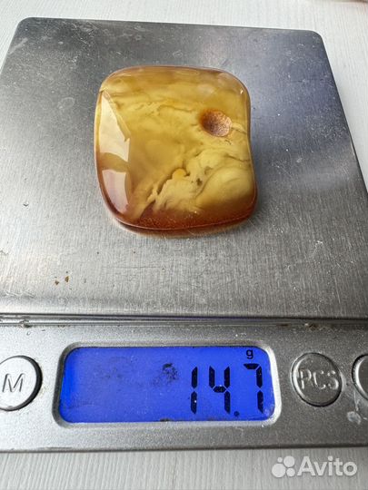 Янтарь натуральный. Пейзажный