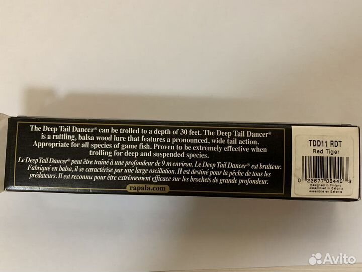 Воблер rapala Tail Dancer Deep TDD11-RDT