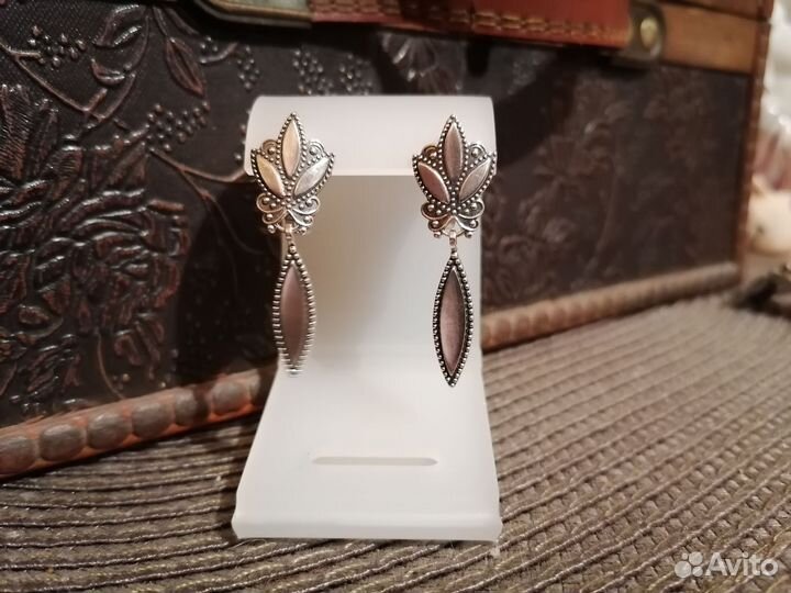 Кольцо, серьги