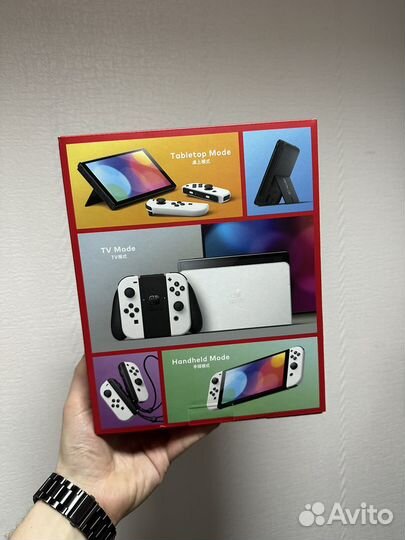 Консоль Nintendo Switch Oled белая (новая)
