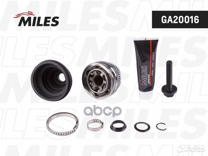 ШРУС audi 80/A4 1.6-2.8 86-01 нар. (ABS) ga20016