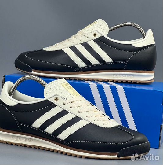 Adidas SL 72 Core Black Leather Черные