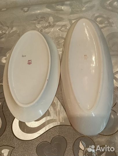 Блюдо овальное СССР 2 шт цена за всё