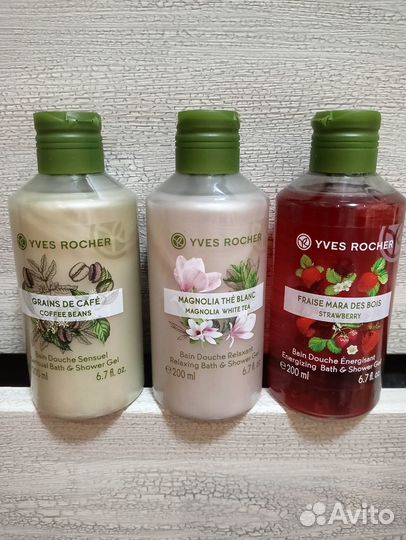 Гели для душа Ив Роше, 200 мл, 400 мл