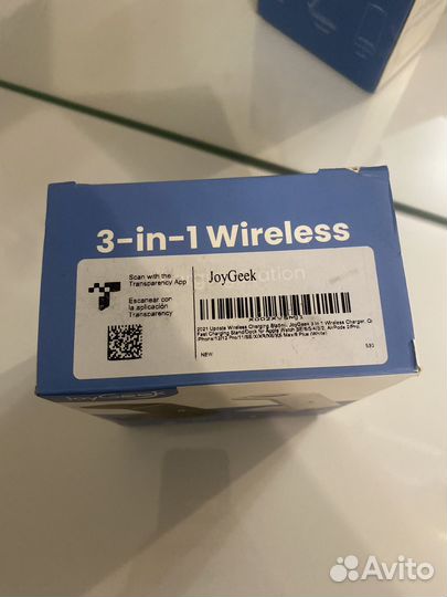 Беспроводная зарядная станция JoyGeek 3 в 1