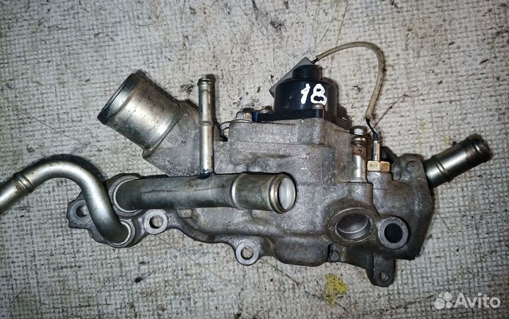 Корпус термостата с клапаном Егр Двс MR20 MR20DE