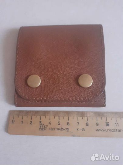 Ретро кошелек СССР. Кожа