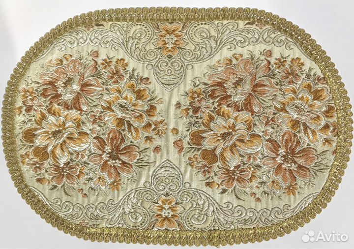 Салфетки гобеленовые с люрексом