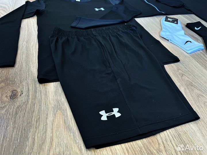 Рашгард Under Armour Black - 5/1, 2/251