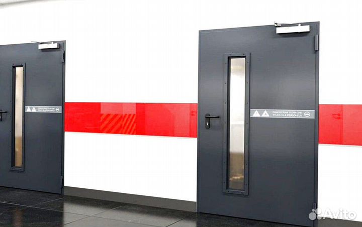 Входные противопожарные металлические двери Ei60