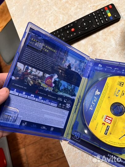 Игра на PS4PRO кибер панк
