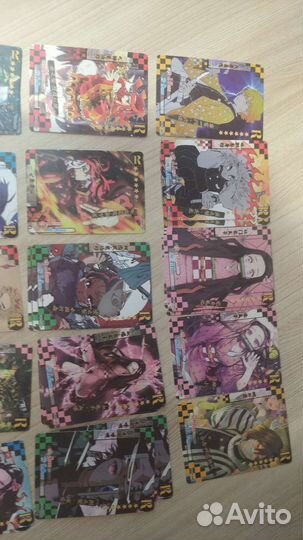 Карточки по аниме клинок рассекающий демонов