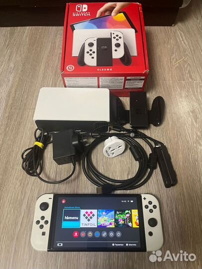 Nintendo switch oled прошитая чип