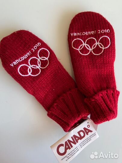 Варежки с олимпийской символикой