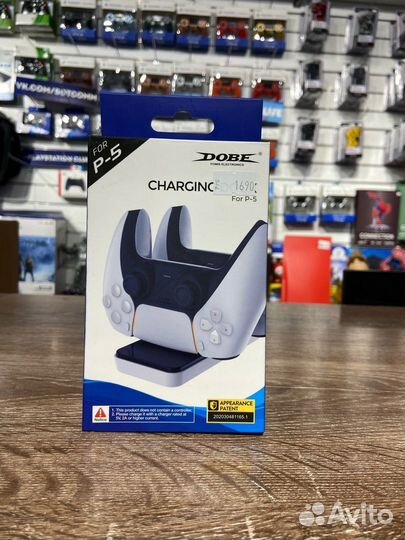 Зарядная станция для 2-x геймпадов DualSense PS5