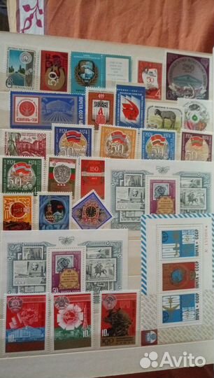 Марки СССР Люди Юбилеи Победа и др.1973-75г (Зел)