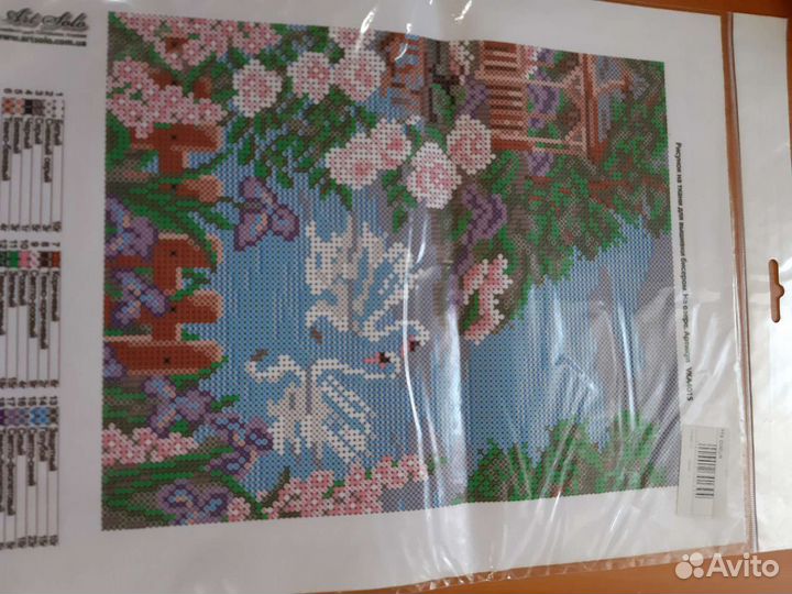 Вышивка бисером лентами