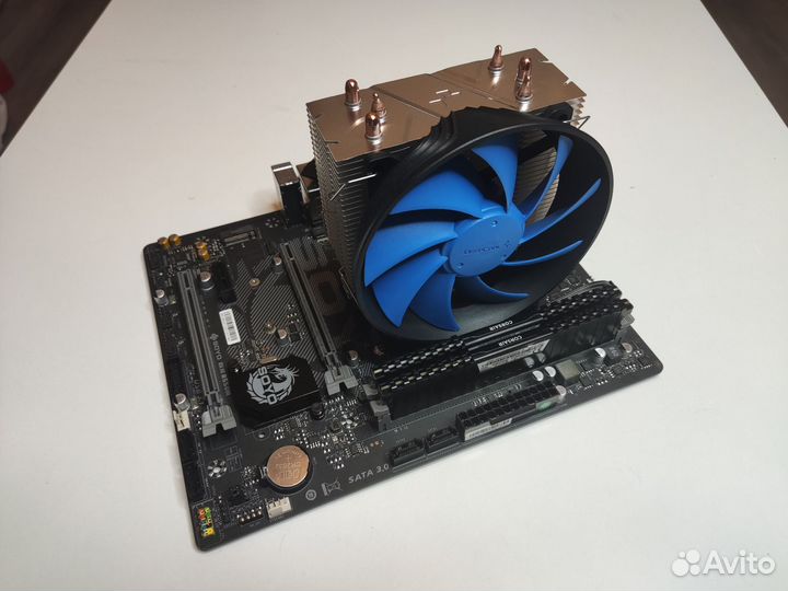 Комплект: Ryzen 5600, B550, 16Gb, кулер