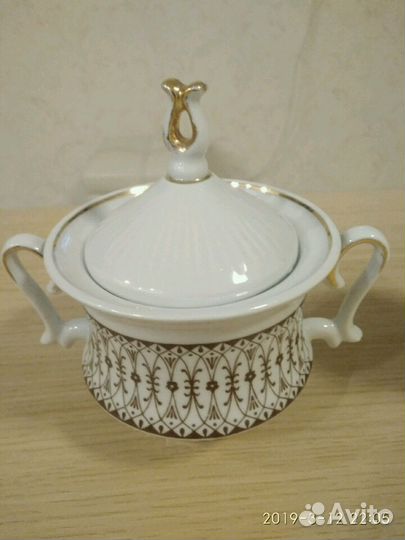 Сахарница и сливочник.Барановский завод